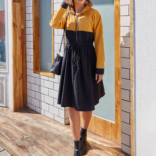 casual dresses color blocks patchwork dress women 2021 korean spring long sleeve a-line high waist belted pullover causal shirt dating, Black;gray
casual dresses color blocks patchwork dress women 2021 korean spring long sleeve a-line high waist belted pullover causal shirt dating, Black;gray