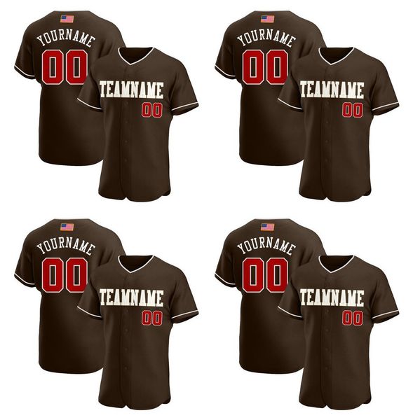 custom brown red-cream authentic american flag fashion baseball jersey, Blue;black 
custom brown red-cream authentic american flag fashion baseball jersey, Blue;black