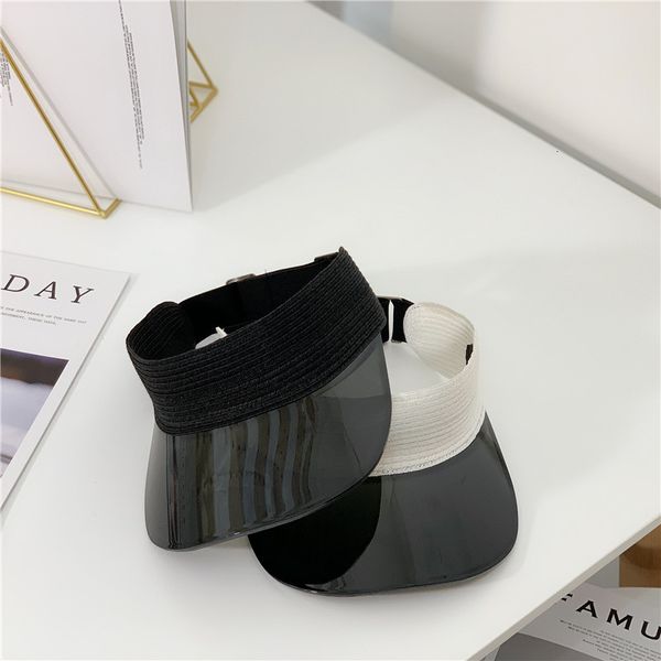 2021 new summer uv plastic visor sun hats wonmen men outdoor clear dealer tennis beach hat protection snapback adjustable caps wndm, Blue;gray
2021 new summer uv plastic visor sun hats wonmen men outdoor clear dealer tennis beach hat protection snapback adjustable caps wndm, Blue;gray
