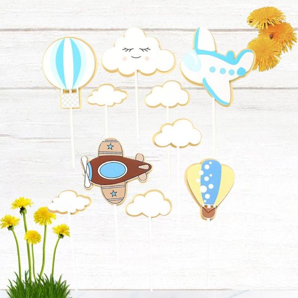 other festive & party supplies 20pcs children theme cake ers cartoon cloud air balloon airplane picks lovely birthday decoration paper d
other festive & party supplies 20pcs children theme cake ers cartoon cloud air balloon airplane picks lovely birthday decoration paper d