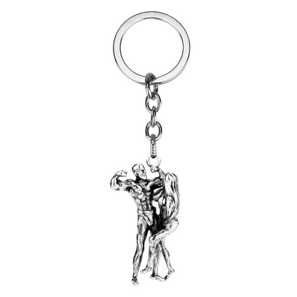 creative bodybuilder jewelry physical fitness muscular man pendant keychain accessories women men car key chain keyring, Silver
creative bodybuilder jewelry physical fitness muscular man pendant keychain accessories women men car key chain keyring, Silver