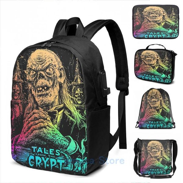 backpack funny graphic print the crypt classic usb charge men school bags women bag travel laptop
backpack funny graphic print the crypt classic usb charge men school bags women bag travel laptop