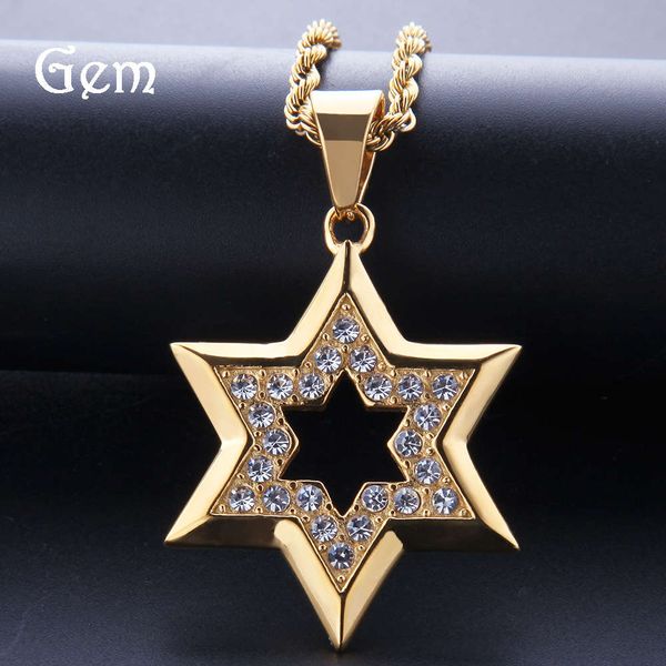 boutique david star stainless steel diamond pendant hexagonal star pendant vacuum electroplating trend hip hop men's accessories, Silver
boutique david star stainless steel diamond pendant hexagonal star pendant vacuum electroplating trend hip hop men's accessories, Silver