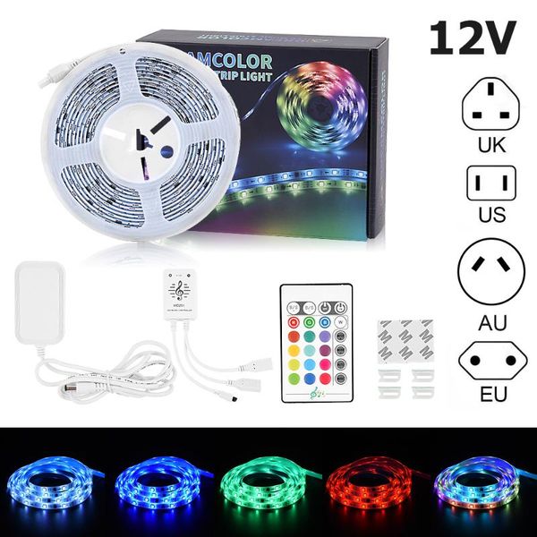 strips 12v us/uk/au/eu plug rgb led strip 30led music string diode flexible ribbon wifi contoller for home diy decoration
strips 12v us/uk/au/eu plug rgb led strip 30led music string diode flexible ribbon wifi contoller for home diy decoration