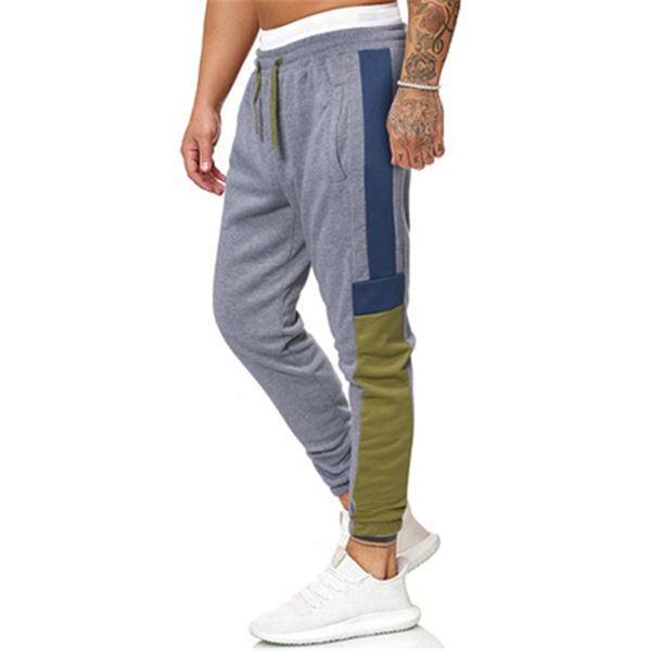 mens splicing color sport pants fashion occident trend plus size fitness middle waist pants spring male new drawstring casual loose trousers, Black
mens splicing color sport pants fashion occident trend plus size fitness middle waist pants spring male new drawstring casual loose trousers, Black