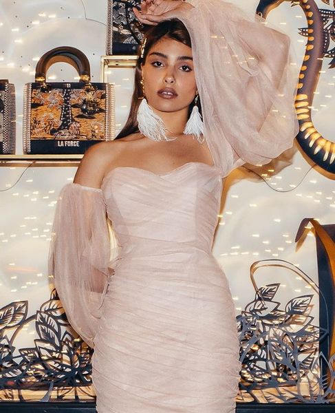 pink apricot strapless lantern sleeve fashion celebrity bandage dressed at night xxmx, White
pink apricot strapless lantern sleeve fashion celebrity bandage dressed at night xxmx, White