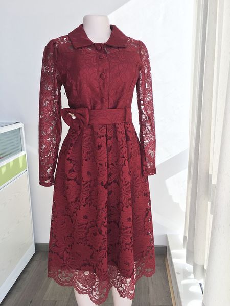 cardigan thin waist a word dress office staff womens long sleeve lapel lace dress four-color fat large size 3xl 4xl dress, White
cardigan thin waist a word dress office staff womens long sleeve lapel lace dress four-color fat large size 3xl 4xl dress, White
