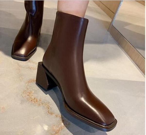 dark brown black square toe western chelse boots 2021 fashion cow leather martin boot shoes
dark brown black square toe western chelse boots 2021 fashion cow leather martin boot shoes