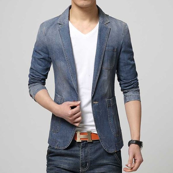 new spring fashion brand blazer trend jeans suits casual jean slim fit denim jacket suit men 201104, White;black
new spring fashion brand blazer trend jeans suits casual jean slim fit denim jacket suit men 201104, White;black