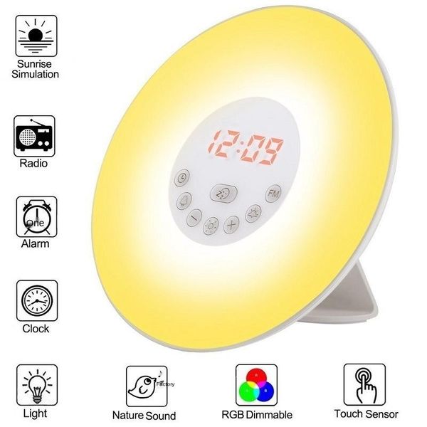 wall clocks light digital alarm clock analog natural wake-up electronic bedside atmosphere sunrise
wall clocks light digital alarm clock analog natural wake-up electronic bedside atmosphere sunrise