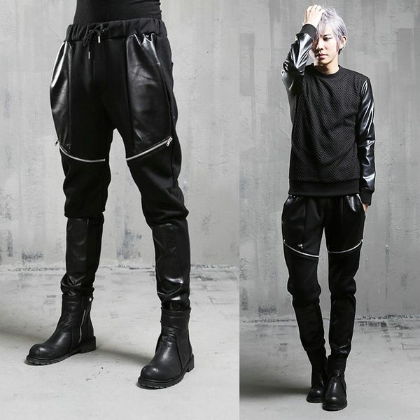 2021 new men's hip hop hares, for summer, jogging, streetwear, ny zipper, with pockets, leather, patchwork, camo, cargo pants, sweatpan, Black
2021 new men's hip hop hares, for summer, jogging, streetwear, ny zipper, with pockets, leather, patchwork, camo, cargo pants, sweatpan, Black