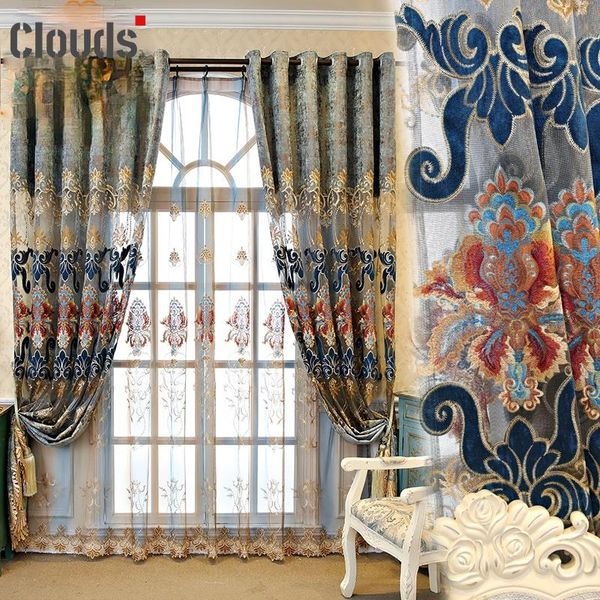 curtain & drapes high-end european-style chenille embroidered curtains for living room and bedroom hollow floor-to-ceiling finished
curtain & drapes high-end european-style chenille embroidered curtains for living room and bedroom hollow floor-to-ceiling finished