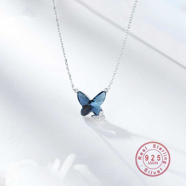 designer necklace obear 925 sterling silver blue crystal butterfly women's jewelry love memory wedding valentine's day gift for wo
designer necklace obear 925 sterling silver blue crystal butterfly women's jewelry love memory wedding valentine's day gift for wo