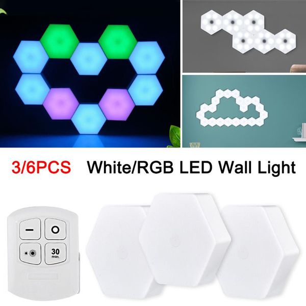hexagon wall lights type 2835 6 led lamp beads living room decor light bedroom colorful lighting remote control
hexagon wall lights type 2835 6 led lamp beads living room decor light bedroom colorful lighting remote control
