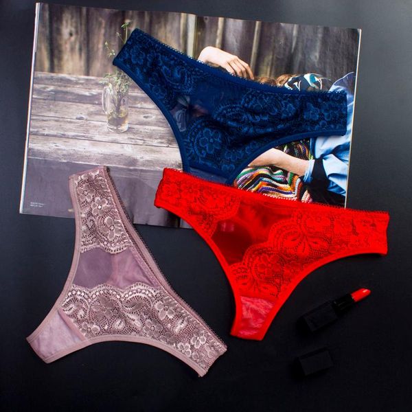 women's panties seamless cotton lace mesh thongs women low waist panty see through g-string underwear ladies sensual briefs lingerie ta, Black;pink
women's panties seamless cotton lace mesh thongs women low waist panty see through g-string underwear ladies sensual briefs lingerie ta, Black;pink
