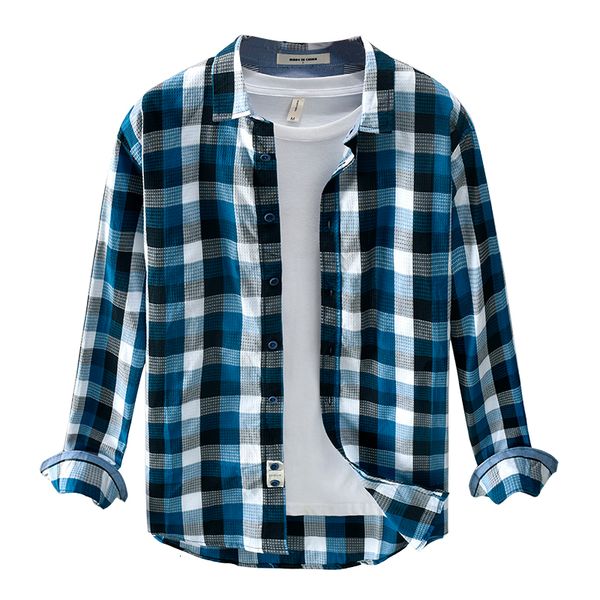 2021 new autumn long sleeve casual brand shirt cotton fashion comfortable plaid shirts men loose spring chemise camiseta ctly, White;black
2021 new autumn long sleeve casual brand shirt cotton fashion comfortable plaid shirts men loose spring chemise camiseta ctly, White;black