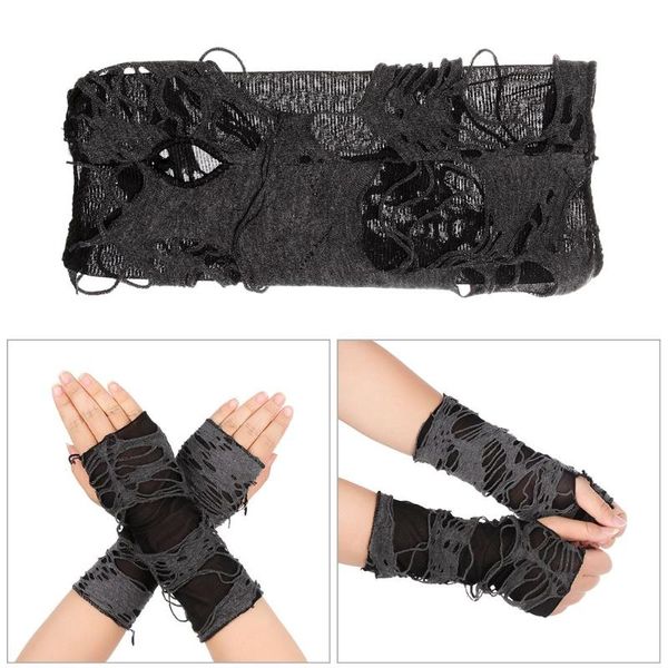 five fingers gloves 1 pair fashion beggar style halloween hole punk mittens fingerless arm warmer cosplay party masquerade, Blue;gray
five fingers gloves 1 pair fashion beggar style halloween hole punk mittens fingerless arm warmer cosplay party masquerade, Blue;gray