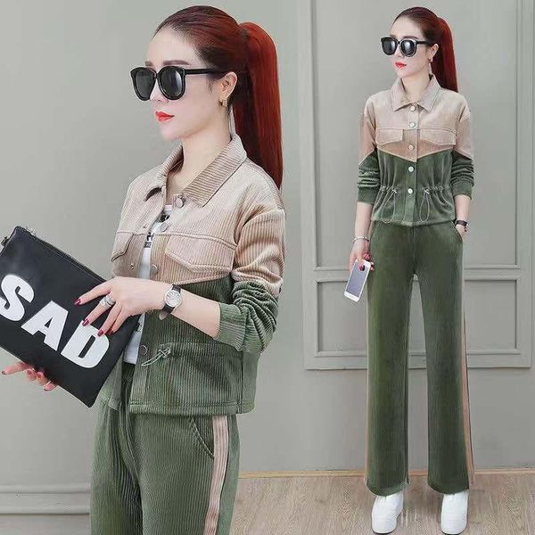 women's two piece pants two-piece jacket and wide leg spring autumn casual style 2-piece set, White
women's two piece pants two-piece jacket and wide leg spring autumn casual style 2-piece set, White