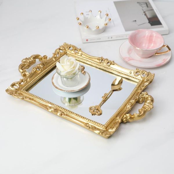 kitchen storage & organization french retro luxury mirror tray simple golden printed glass binaural jewelry cosmetics tea cup box home
kitchen storage & organization french retro luxury mirror tray simple golden printed glass binaural jewelry cosmetics tea cup box home