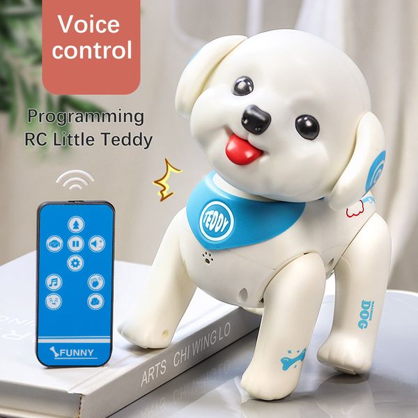 Chip Robot dog smart AI robotics rc toys simulation Teddy voice control sing cute pet robot for kids Early education Programming, 1 battery
Chip Robot dog smart AI robotics rc toys simulation Teddy voice control sing cute pet robot for kids Early education Programming, 1 battery
