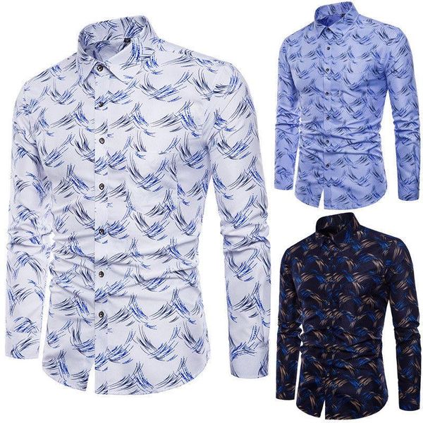 men's casual shirts shirt size sleeve printed long slim fashion large, White;black
men's casual shirts shirt size sleeve printed long slim fashion large, White;black