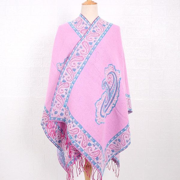 scarves winter female shawl long scarf cape retro ethnic style jacquard cloak ladies all-match keep warm imitation cashmere, Blue;gray
scarves winter female shawl long scarf cape retro ethnic style jacquard cloak ladies all-match keep warm imitation cashmere, Blue;gray