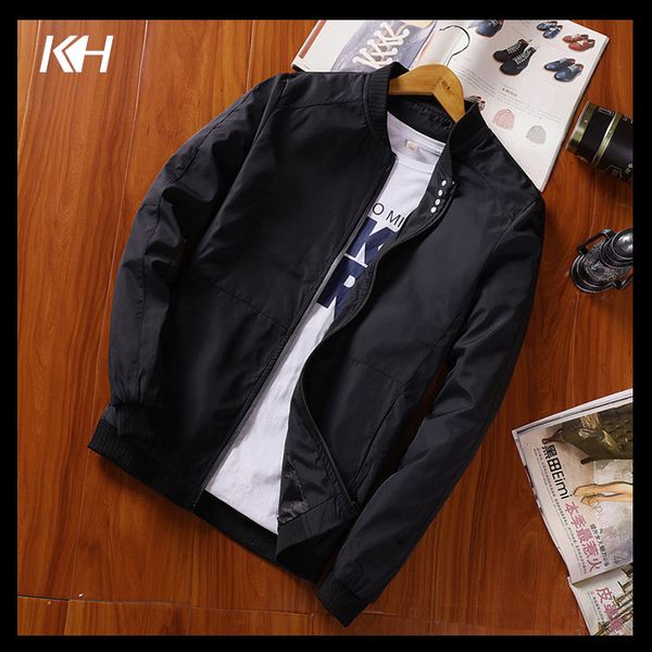 kh new spring and autumn goals skinny shape jackets of young men in solid color casual outwear man jacket zotn, Black;brown
kh new spring and autumn goals skinny shape jackets of young men in solid color casual outwear man jacket zotn, Black;brown