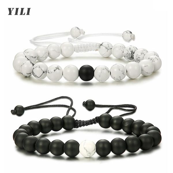beaded, strands 2 pcs black matte bracelet adjustable distance couples bracelets natural stone beads relationship for valentine's day
beaded, strands 2 pcs black matte bracelet adjustable distance couples bracelets natural stone beads relationship for valentine's day