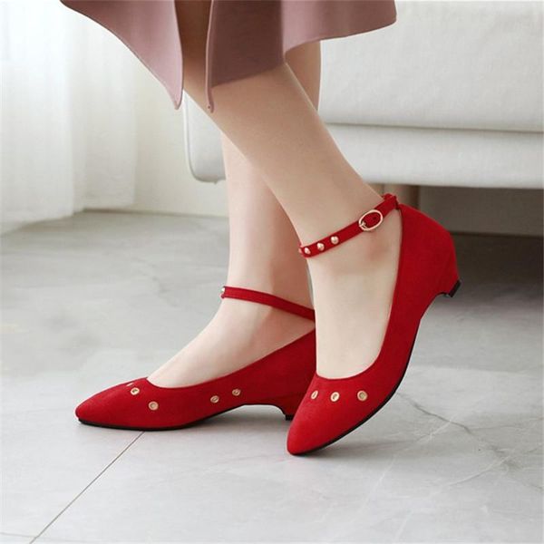 dress shoes pxelena 2021 spring autumn shallow pumps women kitten low heels ankle strap office lady casual faux suede plus size 34-43, Black
dress shoes pxelena 2021 spring autumn shallow pumps women kitten low heels ankle strap office lady casual faux suede plus size 34-43, Black