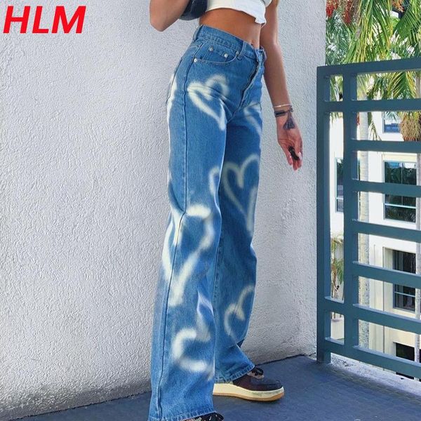 women's pants & capris hlm graffiti print loose vintage denim ins style personalized street straight trousers fashion high waist casual, Black;white
women's pants & capris hlm graffiti print loose vintage denim ins style personalized street straight trousers fashion high waist casual, Black;white