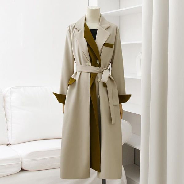 women's trench coats spring autumn fashion hit the color coat for women double breasted long sleeve slim elegant windbreaker female ove, Tan;black
women's trench coats spring autumn fashion hit the color coat for women double breasted long sleeve slim elegant windbreaker female ove, Tan;black
