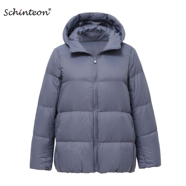 schinteon light down jacket 90% white duck coat casual loose winter warm outwear with hood 9 colors 210923, Black
schinteon light down jacket 90% white duck coat casual loose winter warm outwear with hood 9 colors 210923, Black