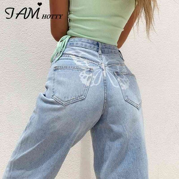 hip butterfly print y2k harajuku fashion jeans women streetwear casual baggy straight high waist mom denim oversize 90s iamy, Blue
hip butterfly print y2k harajuku fashion jeans women streetwear casual baggy straight high waist mom denim oversize 90s iamy, Blue
