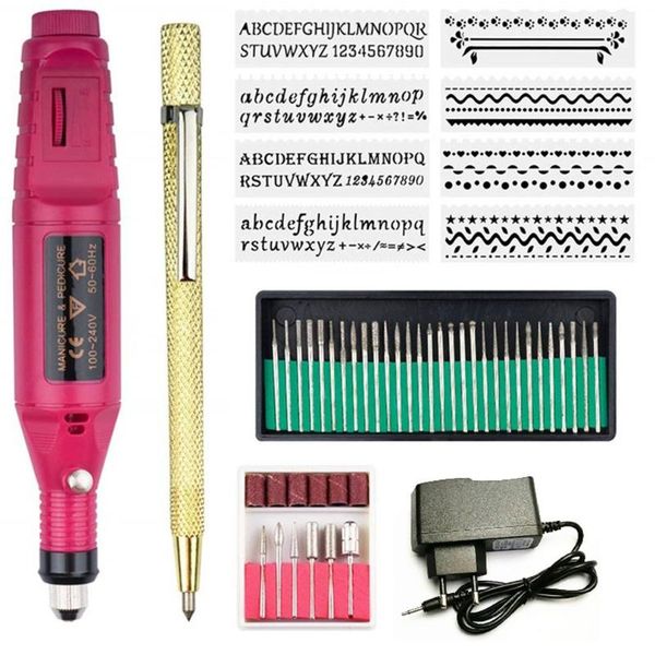 nail art kits 52 pcs electric micro engraver pen mini diy vibro engraving tool kit for metal glass ceramic plastic wood jewelry
nail art kits 52 pcs electric micro engraver pen mini diy vibro engraving tool kit for metal glass ceramic plastic wood jewelry