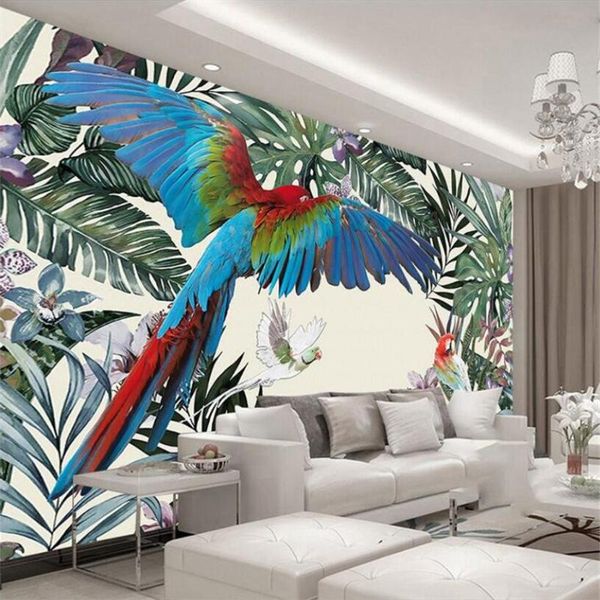 custom wallpaper 3d p murals nordic hand drawn tropical rainforest plant parrot background wall paper mural papel de parede
custom wallpaper 3d p murals nordic hand drawn tropical rainforest plant parrot background wall paper mural papel de parede