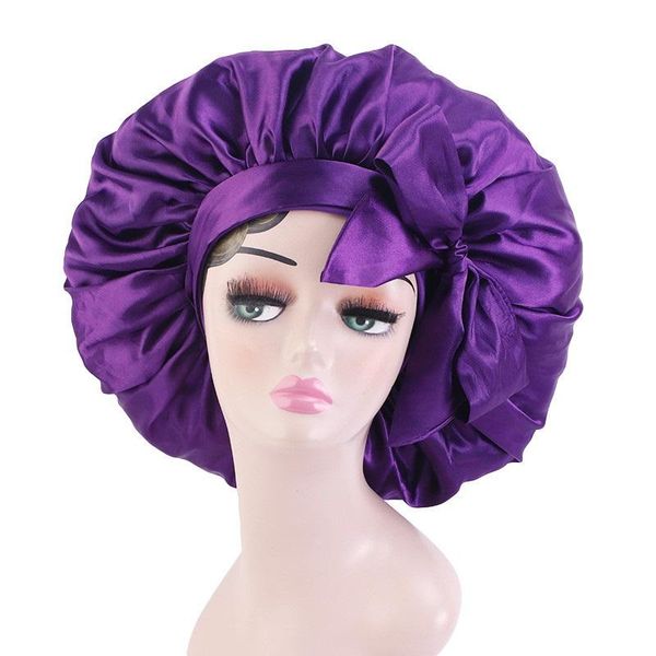 hair accessories solid satin bonnet with wide stretch ties long care comfortable lady night sleep hat adjust styling cap silk head wrap
hair accessories solid satin bonnet with wide stretch ties long care comfortable lady night sleep hat adjust styling cap silk head wrap
