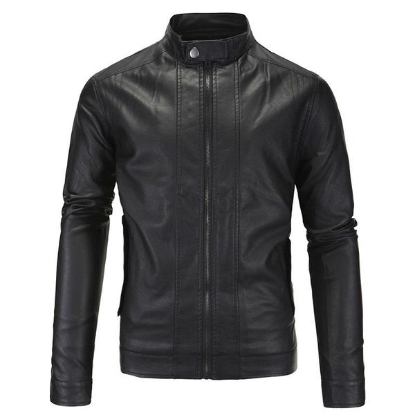 men's jackets nice autumn pu leather jacket men casual bomber fashion england style locomotive outerwear jaqueta coats size 5xl, Black;brown
men's jackets nice autumn pu leather jacket men casual bomber fashion england style locomotive outerwear jaqueta coats size 5xl, Black;brown