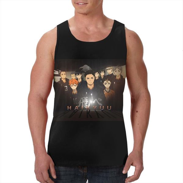 haikyuu gym tank men fitness clothing mens bodybuilding summer for male sleeveless vest shirts, White;black
haikyuu gym tank men fitness clothing mens bodybuilding summer for male sleeveless vest shirts, White;black