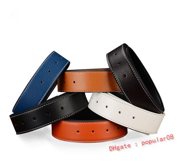 business belts mens belt fashion men genuine leather black belts women big gold buckle smooth womens classic casual ceinture with box72-15, Black;brown
business belts mens belt fashion men genuine leather black belts women big gold buckle smooth womens classic casual ceinture with box72-15, Black;brown