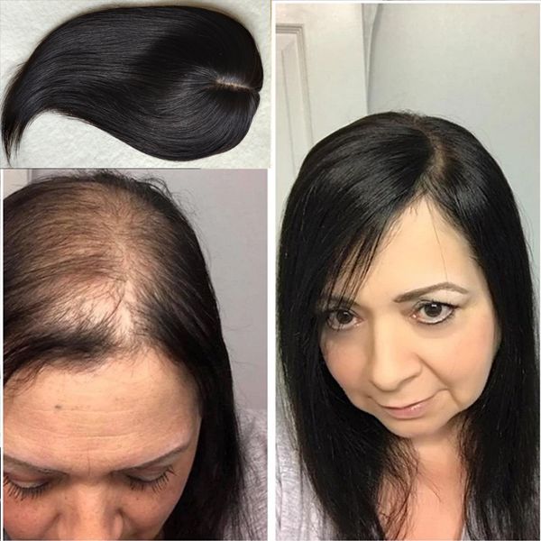 lx brand machine silk base natural color er hair 120% density clip in toupee hair for women human hair toupee virgin hairfactory direct, Black
lx brand machine silk base natural color er hair 120% density clip in toupee hair for women human hair toupee virgin hairfactory direct, Black