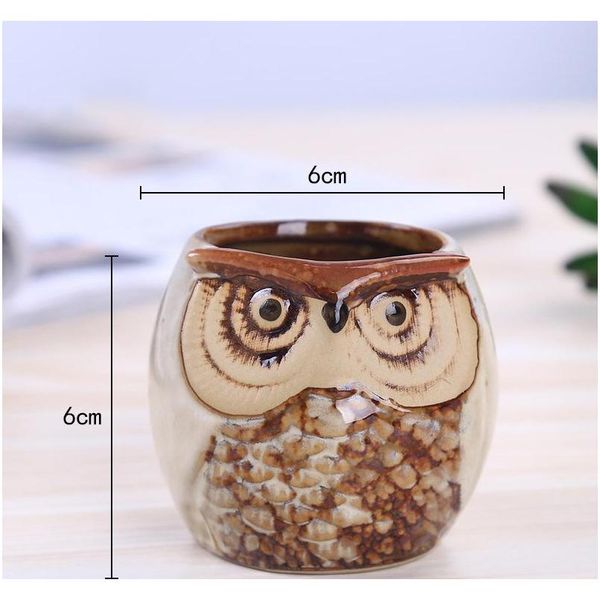 new cartoon owl-shaped flower pot for succulents fleshy plants flowerpot ceramic small mini home/garden/office jllodx soif
new cartoon owl-shaped flower pot for succulents fleshy plants flowerpot ceramic small mini home/garden/office jllodx soif