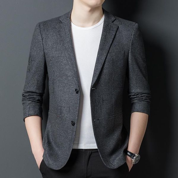 men's suits & blazers 2022 men's autumn and winter thick stretch non-ironing slim fit blazer youth double buckle business, White;black
men's suits & blazers 2022 men's autumn and winter thick stretch non-ironing slim fit blazer youth double buckle business, White;black