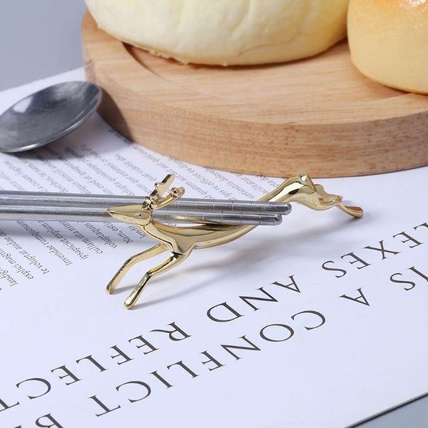 zinc alloy cute running deer chopsticks stand rack spoon fork knife rest storage holder decoration
zinc alloy cute running deer chopsticks stand rack spoon fork knife rest storage holder decoration