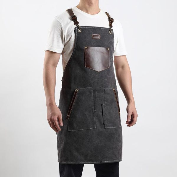 canvas apron vintage durable waterproof genuine leather cotton canvas aprons cafe bakery bar gardening chef high-end work apron
canvas apron vintage durable waterproof genuine leather cotton canvas aprons cafe bakery bar gardening chef high-end work apron