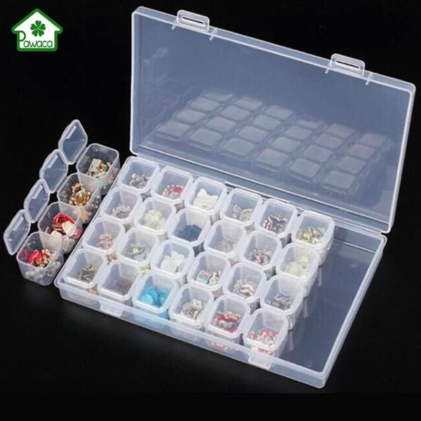 storage boxes & bins 28 grids jewelry box home diamond embroidery accessory organizer for diy art craft pills small parts
storage boxes & bins 28 grids jewelry box home diamond embroidery accessory organizer for diy art craft pills small parts