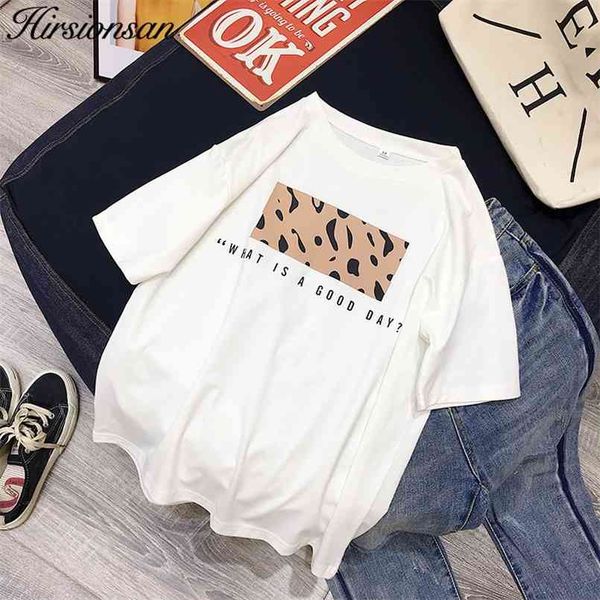 hirsionsan leopard print t shirt spring summer tees casual o-neck short sleeve harajuku cool t-shirt female 210708, White
hirsionsan leopard print t shirt spring summer tees casual o-neck short sleeve harajuku cool t-shirt female 210708, White