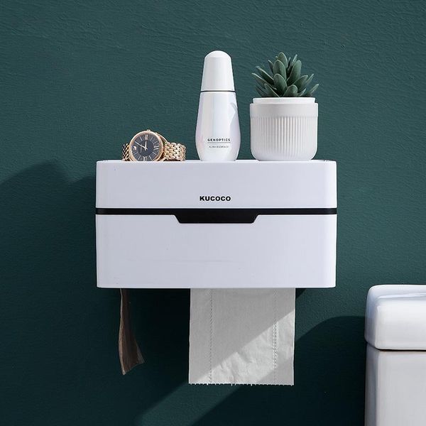 toilet paper holders 2021 plastic punch holder creative waterproof tissue box household bathroom storage accessories
toilet paper holders 2021 plastic punch holder creative waterproof tissue box household bathroom storage accessories
