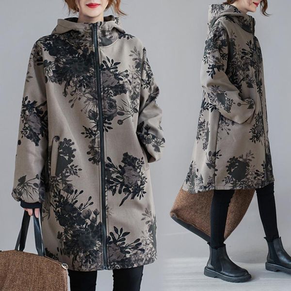 women's trench coats 2021 plus size padded jacket windbreaker mid-length autumn and winter oversize coat, Tan;black
women's trench coats 2021 plus size padded jacket windbreaker mid-length autumn and winter oversize coat, Tan;black