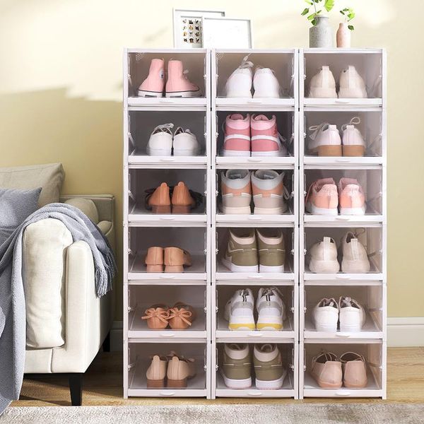 clothing & wardrobe storage 6pc transparent shoe box boxes thickened dustproof shoes organizer can be superimposed combination cabinet
clothing & wardrobe storage 6pc transparent shoe box boxes thickened dustproof shoes organizer can be superimposed combination cabinet