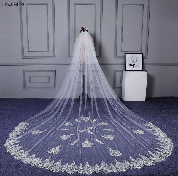 bridal veils veil 3 meters long big cathedral with lace edge appliques wedding accessories 2021, Black
bridal veils veil 3 meters long big cathedral with lace edge appliques wedding accessories 2021, Black